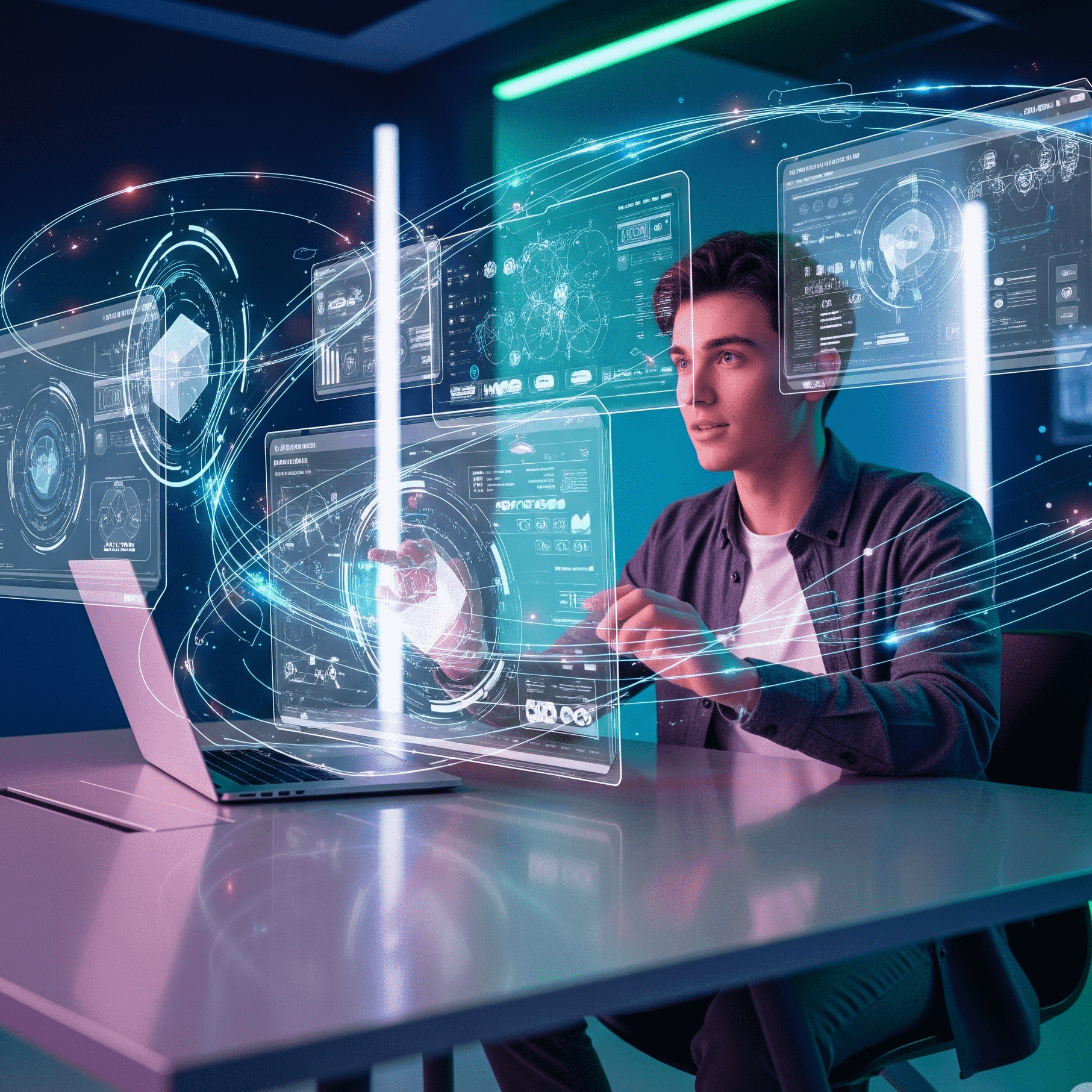 AI Virtual Mentor Interface